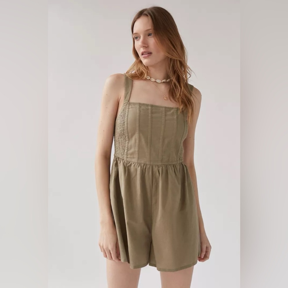 Urban Outfitters Marci Bustier Romper - Small